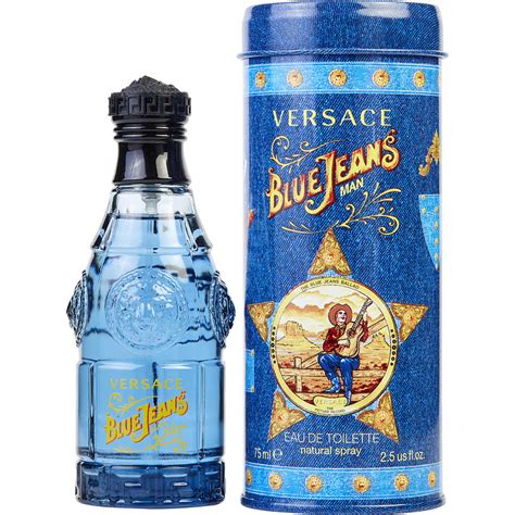 versace blue jeans eau de toilette spray 2.5 oz|Versace Blue Jeans aftershave.